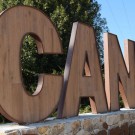 Store bokstaver i stål for uteområder 0,7m thumbnail