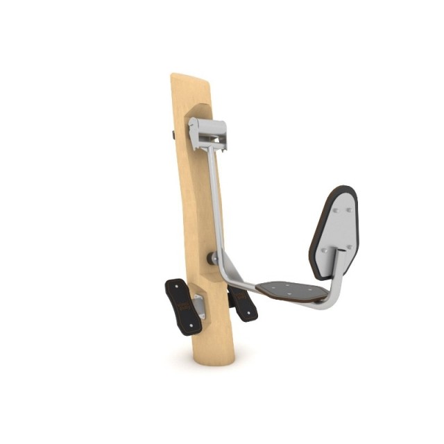 Beinpress FITNESS RB1111 i robinia – robinia og rustfritt stål