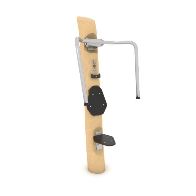 Brystpress FITNESS RB1104 i robinia – robinia og rustfritt stål