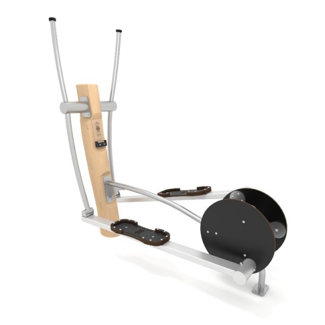 Crosstrainer FITNESS RB1115 i robinia – robinia og rustfritt stål